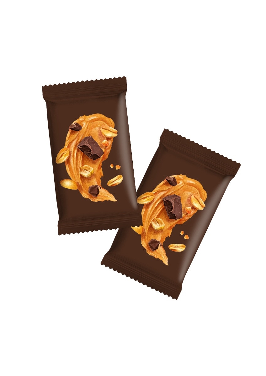 The taste of iconic candy bars - Mini Peanut & Chocolate Bars - 108g - product goodcalories.com 2
