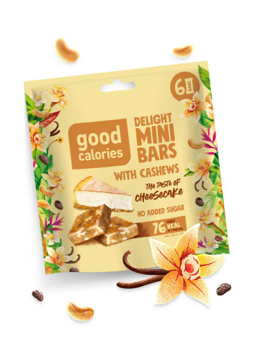 Mini Vanilla Cheesecake-Style Bars - 102g