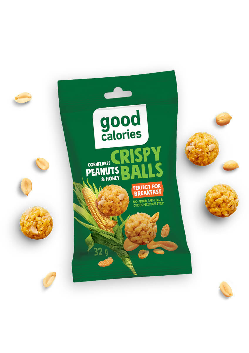 Grain balls - Peanut Balls & Corn Flakes - 32g - product goodcalories.com 1