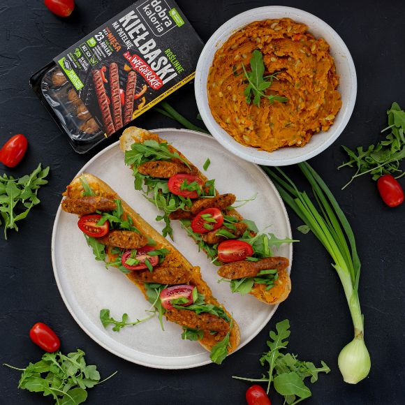 Recipe for a Baguette with Hungarian Sausages