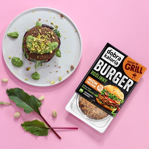 Recipe for Plant-Based Burgers on Roasted Beets—Healthy and Delicious